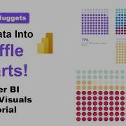 Как создать диаграммы вафли в Power BI Учебное пособие по встроенным визуализациям