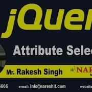 JQuery Attribute Selectors JQuery Tutorial Naresh IT
