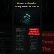 Glowing Flower Animation Using HTML CSS Watch These Beautiful Flowers Bloom With Light
