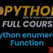 Python Enumerate Function Enumerate Function Python