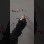 Parallel Line And Intersecting Lines Learning