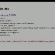 Sublinear Algorithms