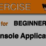 C Create And Run First Console App WriteLine Learn C C Exercise For Beginners