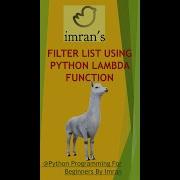 Filter Python List Using Lambda Function Mean Of List