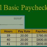Visual Basic Paycheck Lab