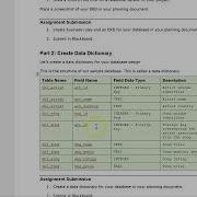 Part 2 Python SQLite Relational Database Data Dictionary