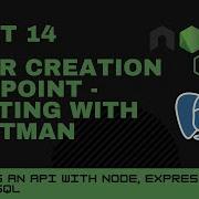 JavaScript Projects Node Express Postgres API Part 14 User Creation Testing With Postman