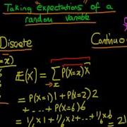 Taking Expectations Of A Random Variable