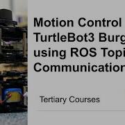 Motion Control On TurtleBot3 Burger Using ROS Topic Communication