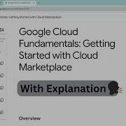 Google Cloud Fundamentals Getting Started With Cloud Marketplace Qwiklabs Coursera Quick Lab