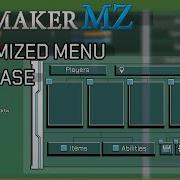 RPGMaker Customized Menu Screen Showcase Without Plugins
