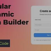 Angular Dynamic Form Builder With Reactive Forms Api
