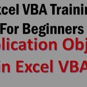 Excel VBA Tutorial 12 Working With Application Object In Excel VBA