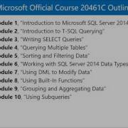 20461C Querying Microsoft SQL Server 2014 By Shailesh Mehta MCT Regional Lead USA