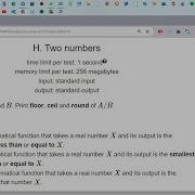 Codeforces Sheet 1 Problem H Problem Solving Two Numbers Sheet 1 Problem H Solution
