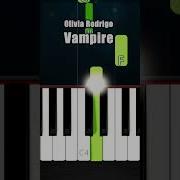 Olivia Rodrigo Vampire EASY Piano Tutorial