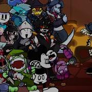 FNF Genocide But Different Characters Sing It Everyone Sings Genocide