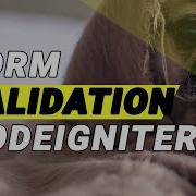 Form Validation PHP Codeigniter 3