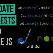 How To Validate Requests In Node JS With Joi Validator Node JS Tutorial