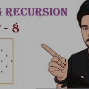 Draw Pattern Using Recursion Function CODE In JAVA Part 8 CodeWithNaval