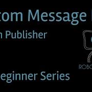 How To Create And Publish A Custom Message In ROS ROS Tutorial For Beginners