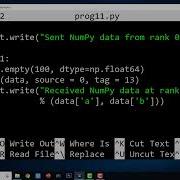 EP12 Python MPI4Py NumPy With MPI4Py