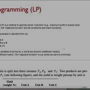 L12 LinearProgramming