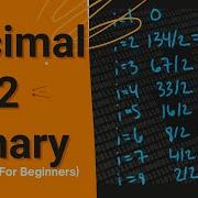 Convert Decimal To Binary Step By Step Tutorial