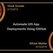 Automate UI5 App Deployments Using GitHub