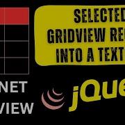 Select Display Gridview Row In ASP NET C Using Jquery