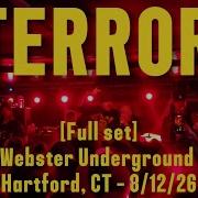 Terror Live Full Set Webster Underground Hartford CT 3 12 26