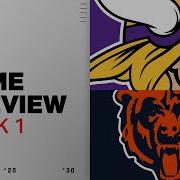 Minnesota Vikings Vs Chicago Bears Week 1 Game Preview