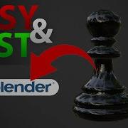 JAK ZROBIĆ REALISTYCZNY PIONEK SZACHOWY W 3D HOW TO MAKE A REALISTIC CHESS PAWN BLENDER TUTORIAL