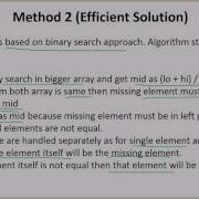 Find Lost Element From A Duplicated Array GeeksforGeeks