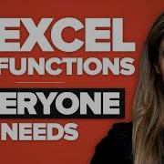 5 Excel Functions EVERYONE Needs