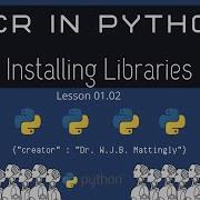 How To Install The Libraries OCR In Python Tutorials 01 02