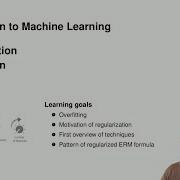 SL 15 Regularization 01 Introduction
