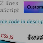 Custom Alert Box In HTML Without SweetAlert Only 2 Lines Of JS