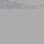 Java GUI Tutorial 1 Creating The Window