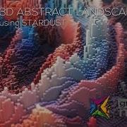 Абстрактный 3D пейзаж Звездная пыль обучающее видео по After Effects