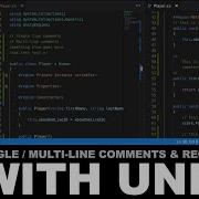Unity C Fundamentals Single Multi Line Comments And Regions In C
