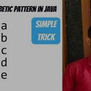 Pattern Program 11 5 5 Alphabetic Pattern Program In Java Dry Run In Hindi