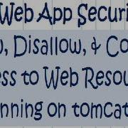 Security In A Java Web Application Tutorial 05 Tomcat 7 Security Setup Options