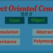 Object Oriented Concepts In Hindi