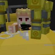 Road Roller But Animated In Block Bench Minecraft