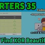 Chef Find XOR Beautiful Starters 35 Codechef Codechef Solution Codechef Coder B Techwala