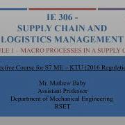 IE306 SCLM Module 1 Lecture 5 SC Macro Processes MBV