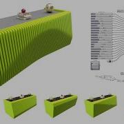 Parametric Desk Table Form Contour Array Rhino 8 And Grasshopper 3D Architecture And Fabrication