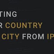 PHP Getting User Or Visitor Location From An IP Address