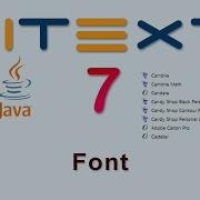 7 Adding Font In PDF IText Java